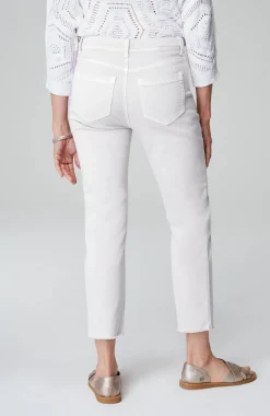 High-Rise Fringe-Hem Crops