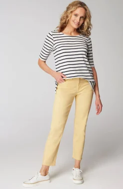 High-Rise Fringe-Hem Crops