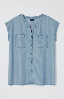 Indigo Patch-Pocket Shirt