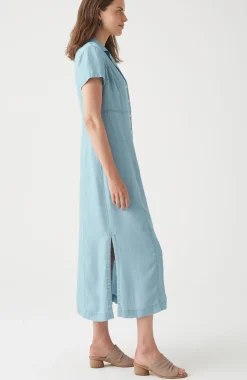 Indigo Shirtdress