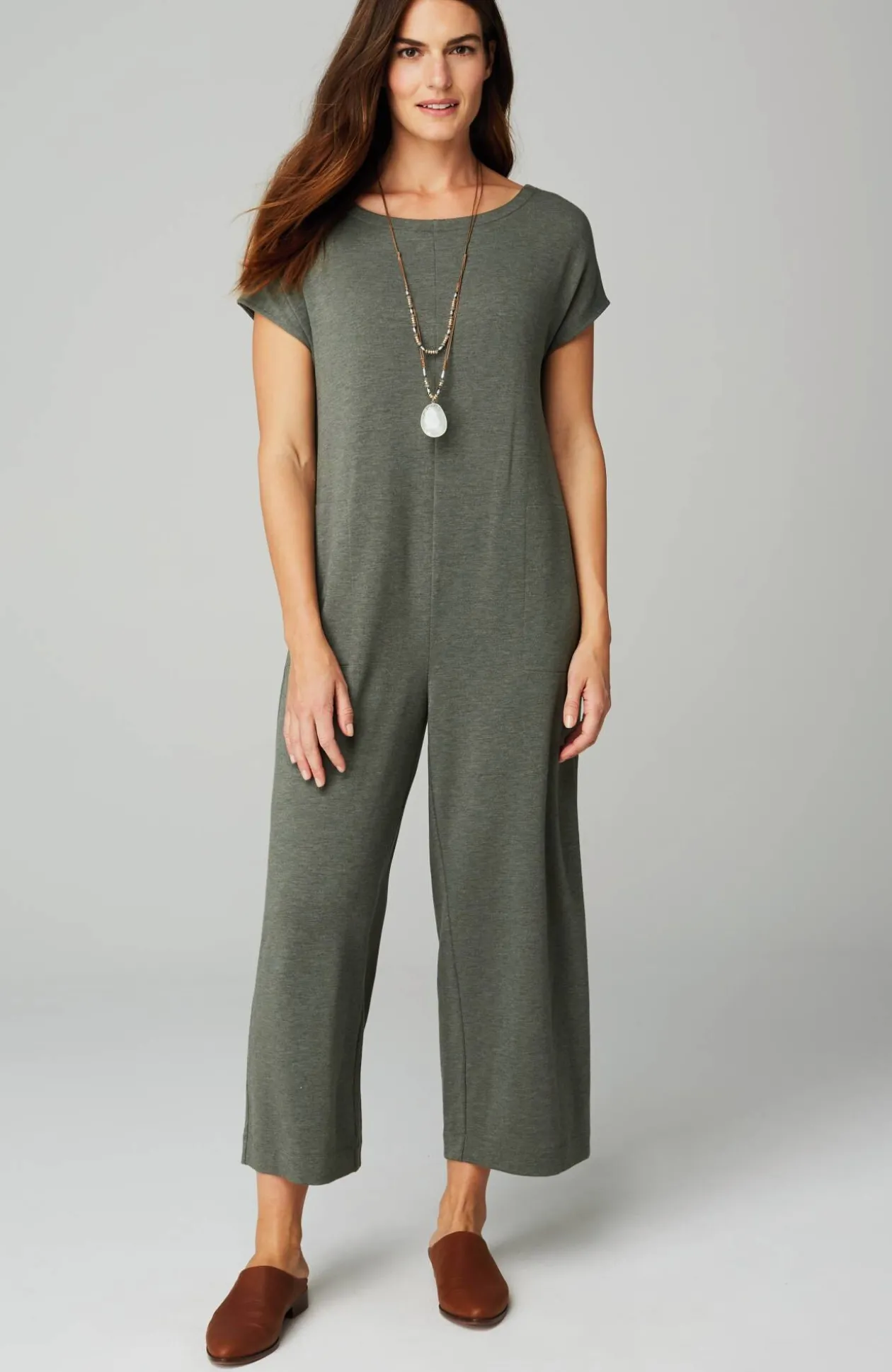 Knit Belted Jumpsuit