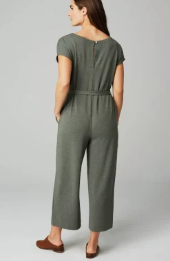 Knit Belted Jumpsuit