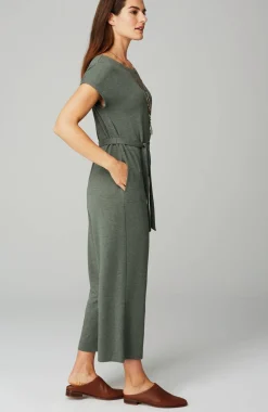 Knit Belted Jumpsuit