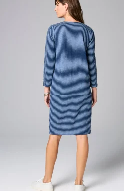 Knit Button-Cuff Dress