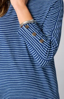 Knit Button-Cuff Dress