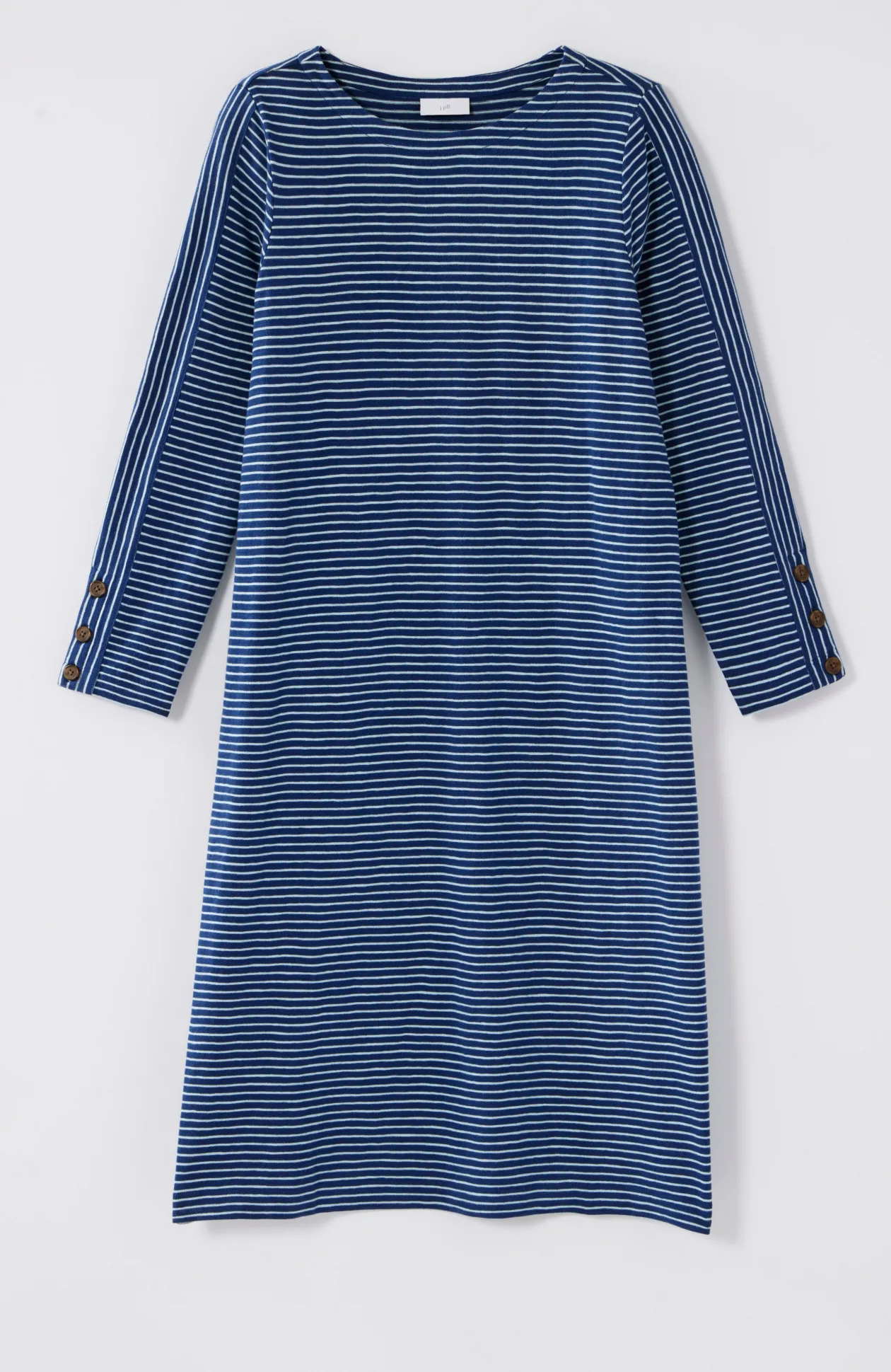 Knit Button-Cuff Dress