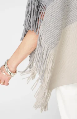 Knit-Fringe Poncho