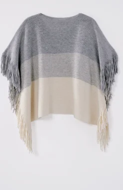 Knit-Fringe Poncho
