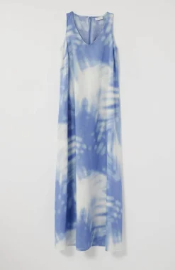 Linen A-Line Maxi Dress