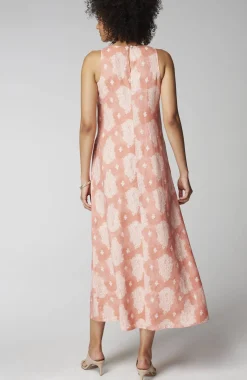Linen A-Line Maxi Dress