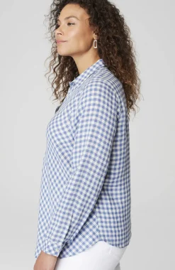 Linen Gingham Popover