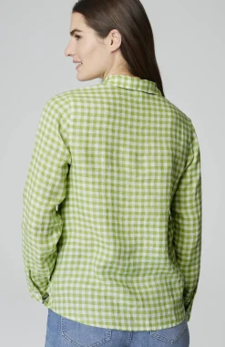 Linen Gingham Popover