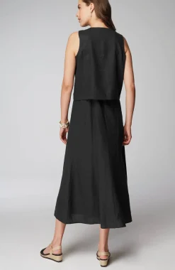 Linen Two-Piece Dress Set