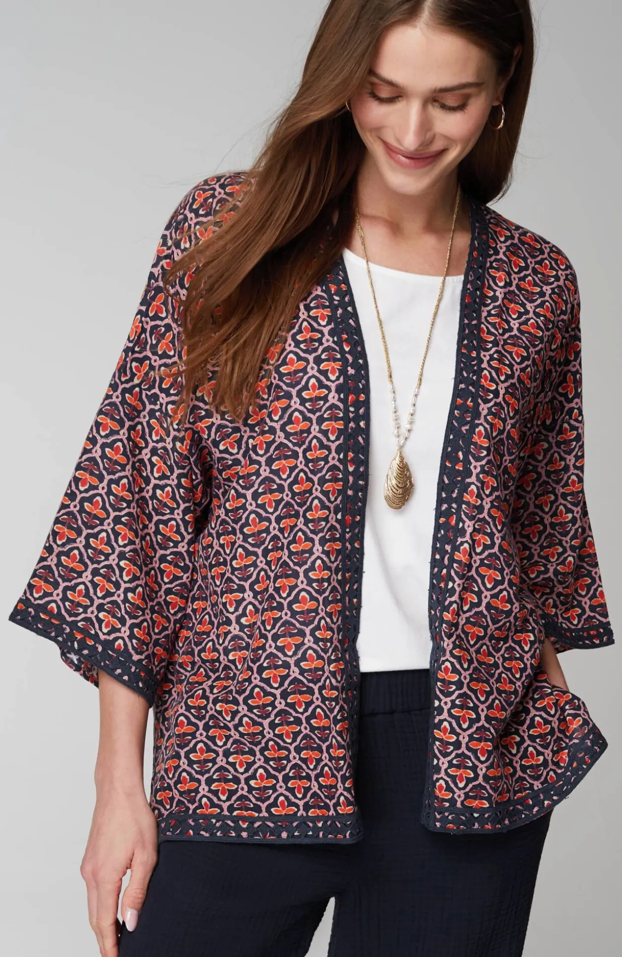Linen-Blend Jacket