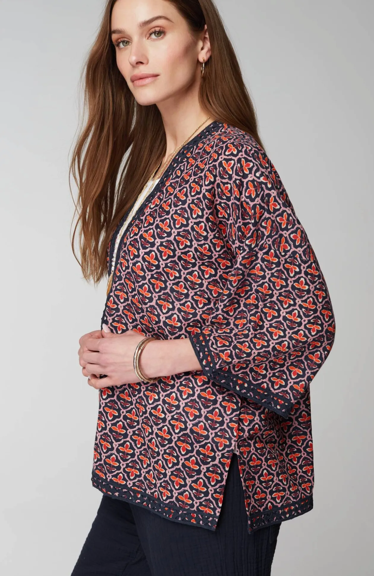 Linen-Blend Jacket