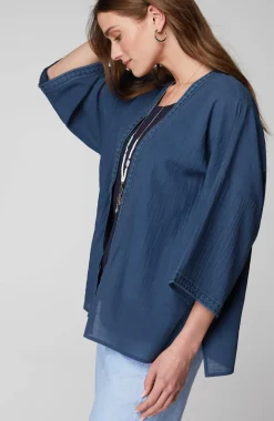Linen-Blend Jacket