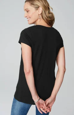 Linen-Blend Pintucked Tunic