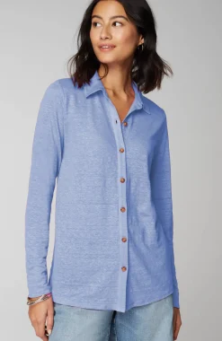 Linen-Knit Shirt