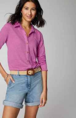 Linen-Knit Shirt