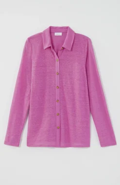 Linen-Knit Shirt