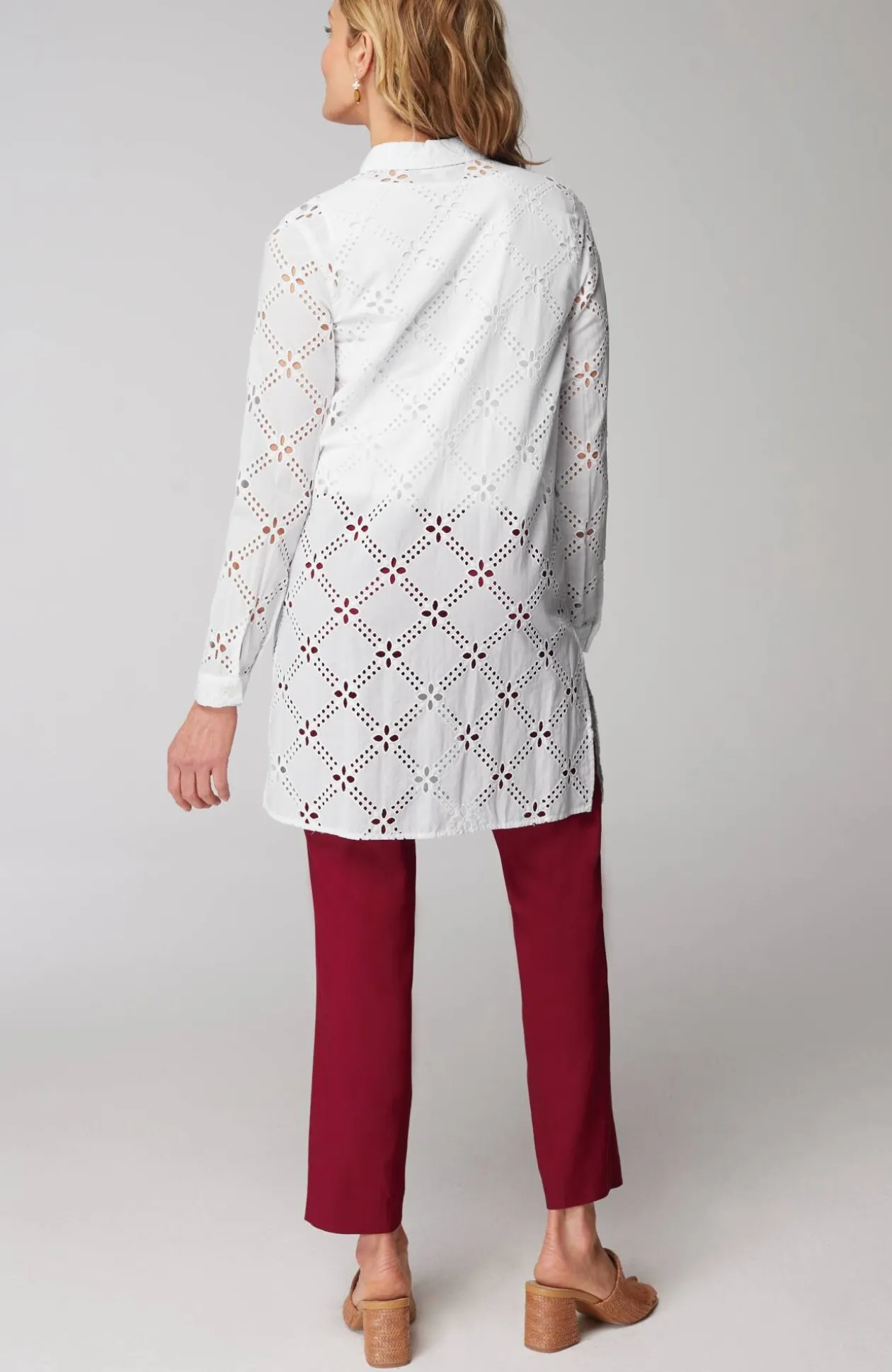 Long Eyelet Tunic
