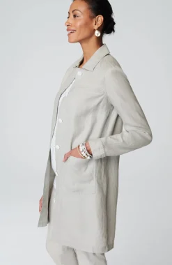 Long Linen Duster Jacket