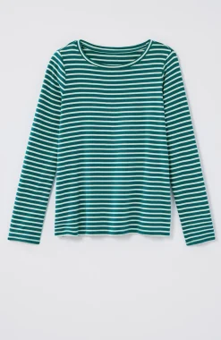Long-Sleeve Pima Crew-Neck Tee