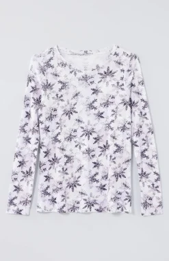 Long-Sleeve Pima Crew-Neck Tee