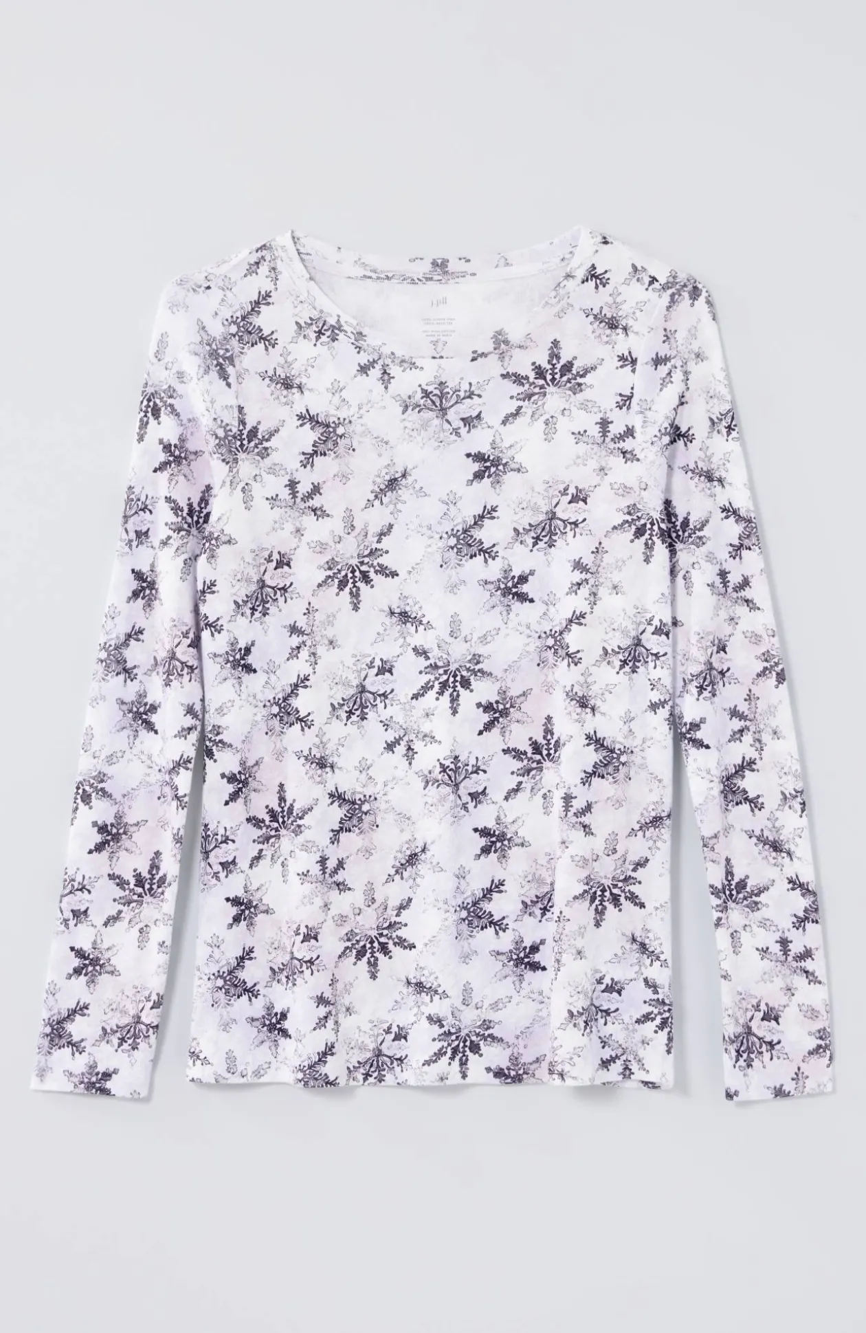 Long-Sleeve Pima Crew-Neck Tee