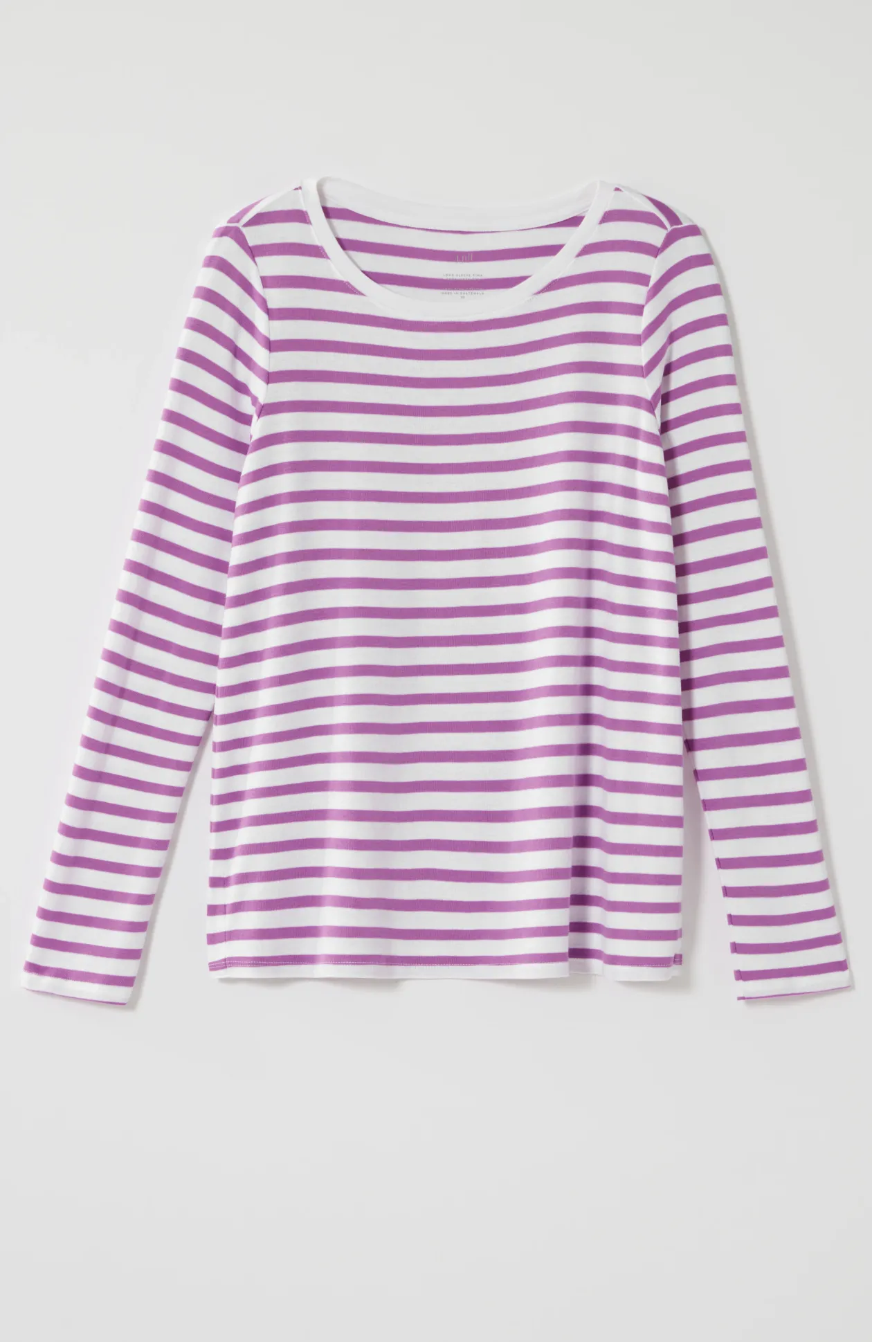 Long-Sleeve Pima Crew-Neck Tee