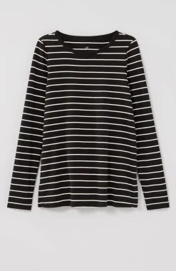 Long-Sleeve Pima Crew-Neck Tee