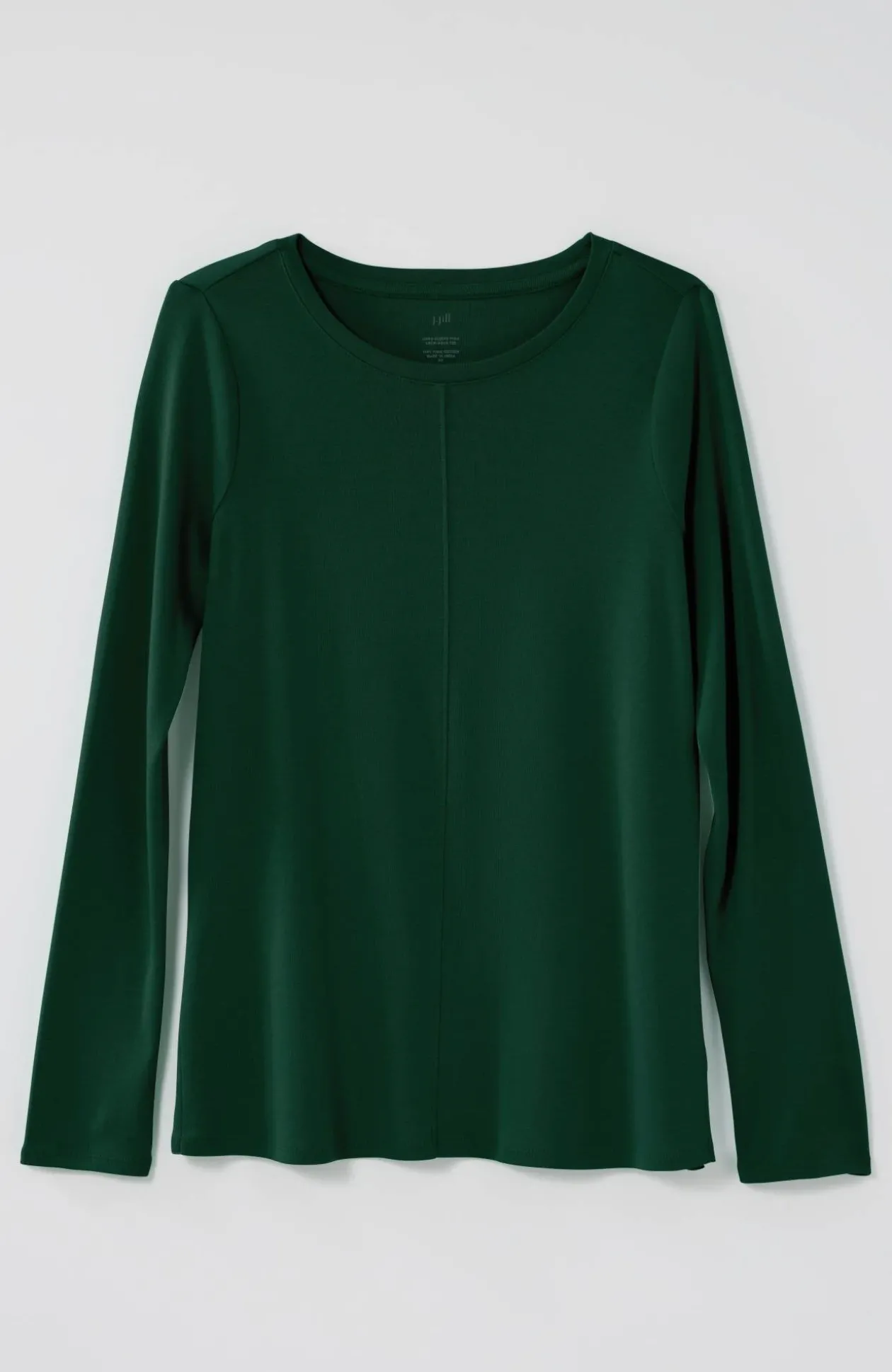 Long-Sleeve Pima Crew-Neck Tee