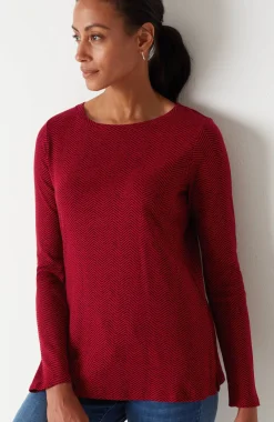 Long-Sleeve Pima Crew-Neck Tee