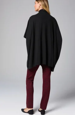 Luxe Rib-Trimmed Knit Ruana
