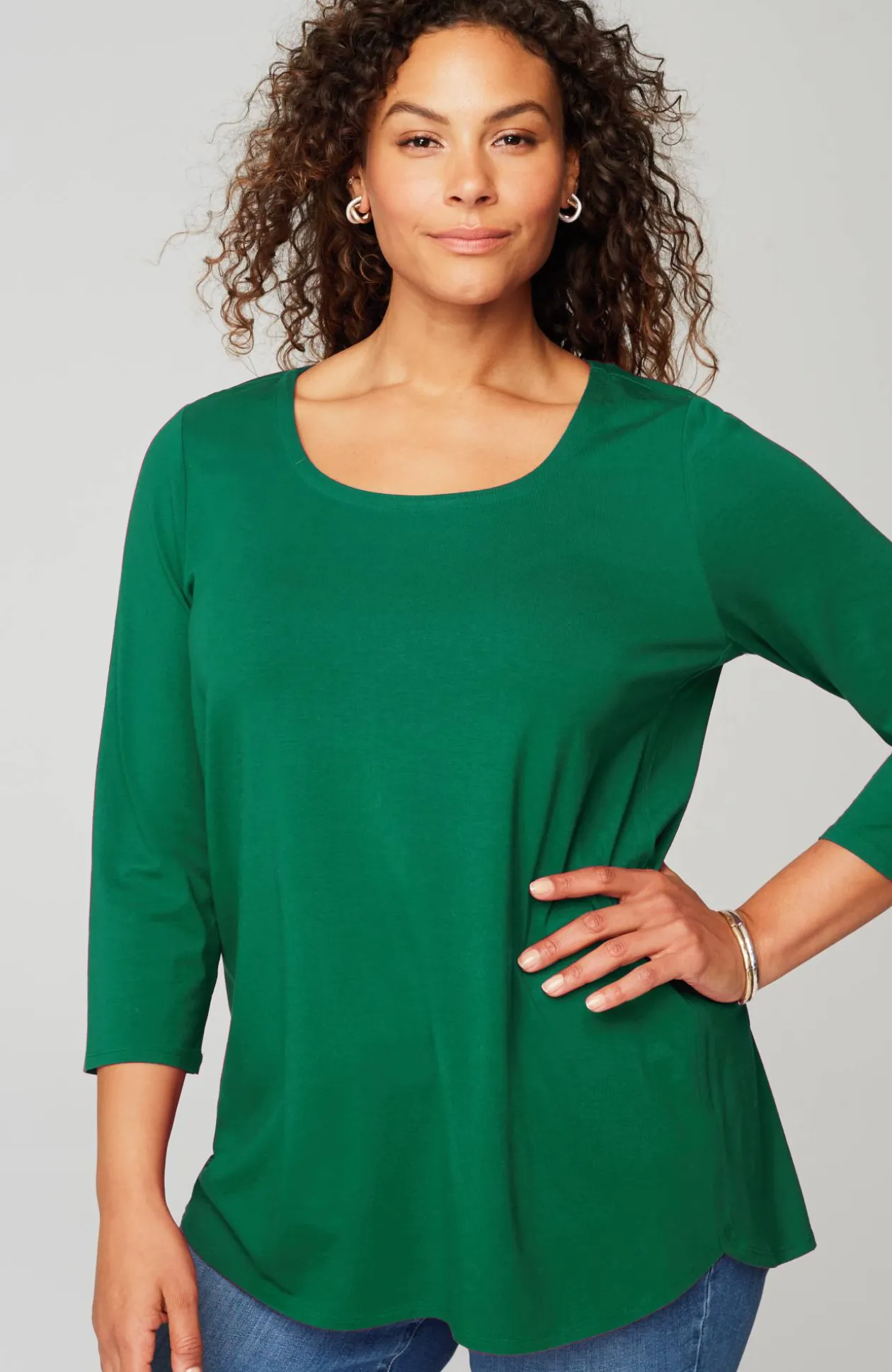 Luxe Supima® A-Line Tunic