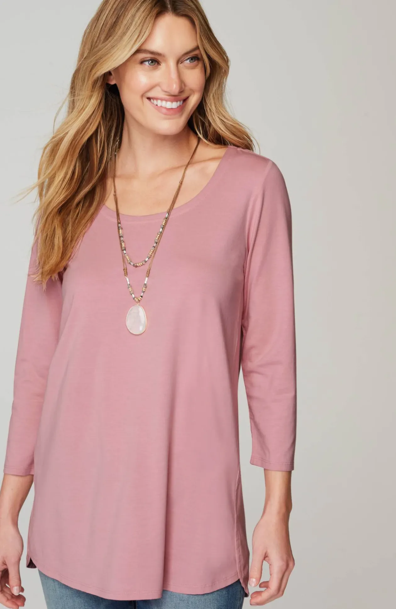 Luxe Supima® A-Line Tunic