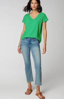 Luxe Supima® Pleat-Back Tee