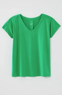 Luxe Supima® Pleat-Back Tee