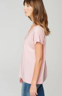 Luxe Supima® Pleat-Back Tee