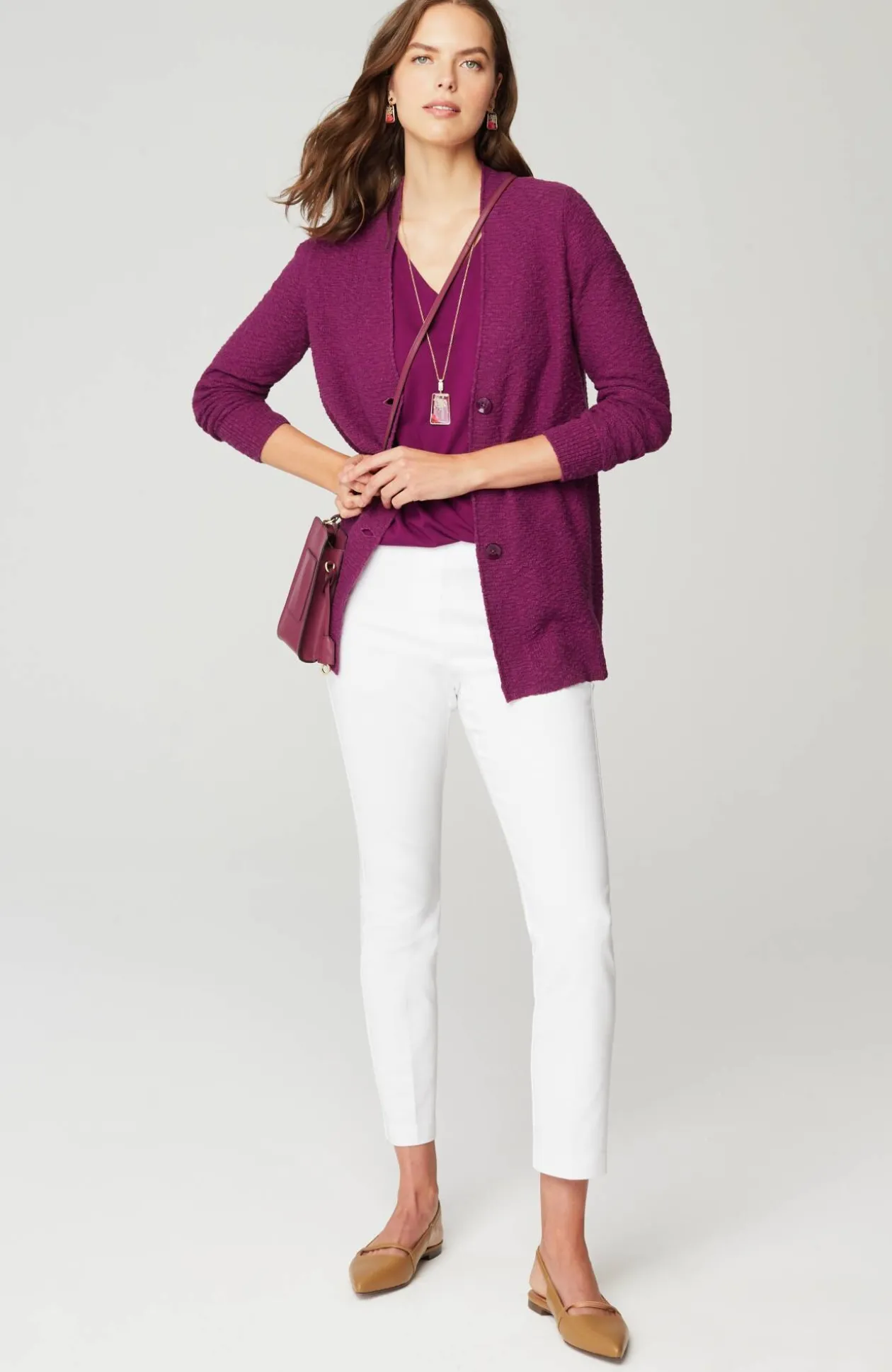 Luxe Supima® Pleat-Back Tee