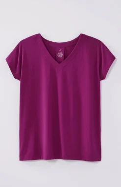 Luxe Supima® Pleat-Back Tee