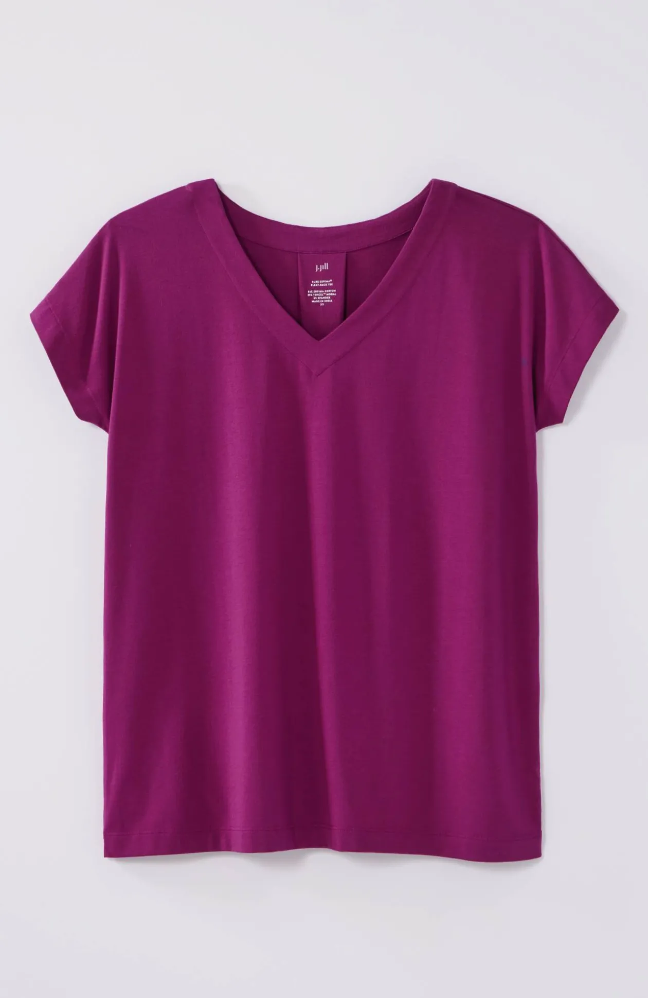 Luxe Supima® Pleat-Back Tee