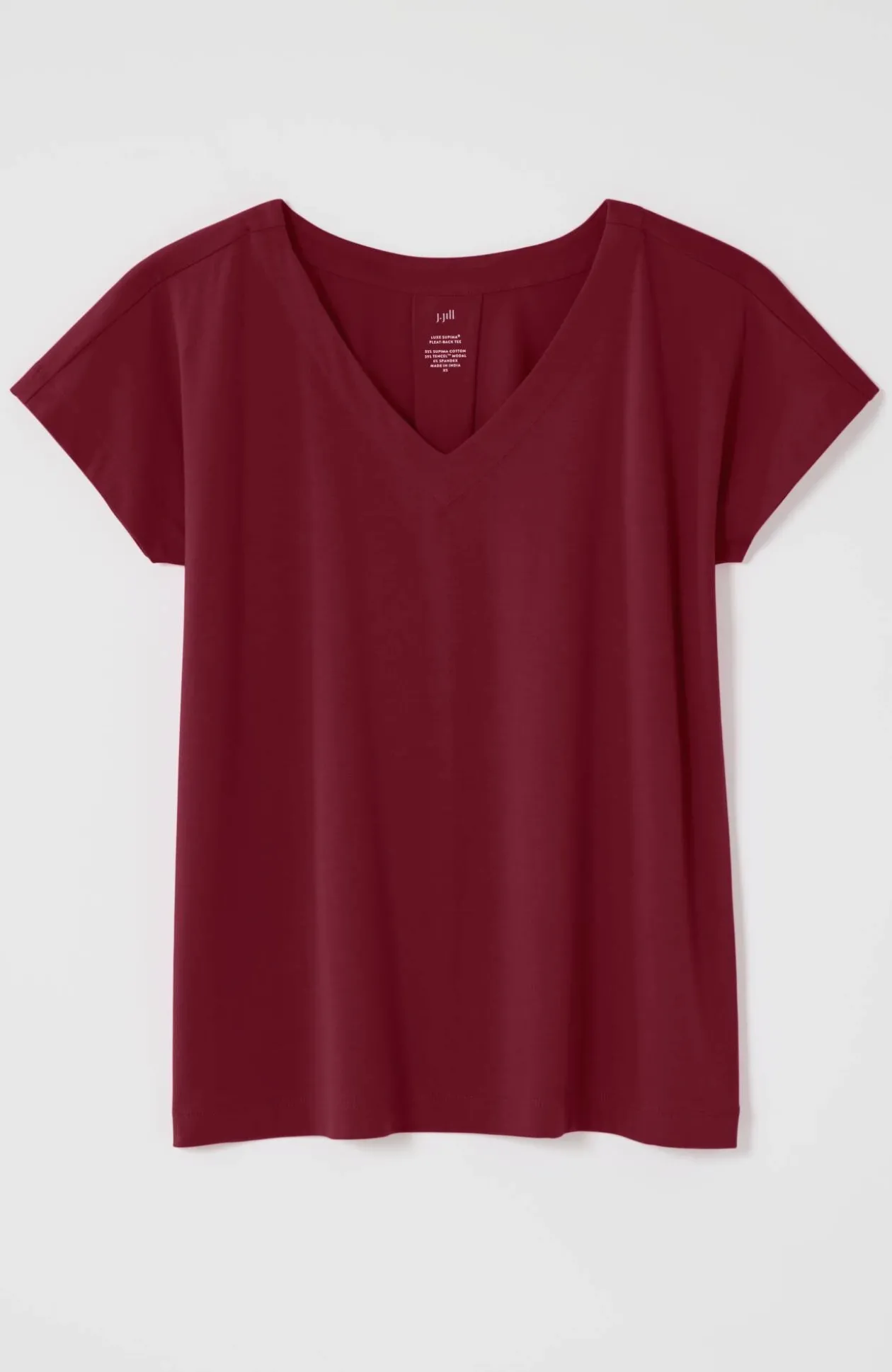 Luxe Supima® Pleat-Back Tee