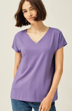 Luxe Supima® Pleat-Back Tee
