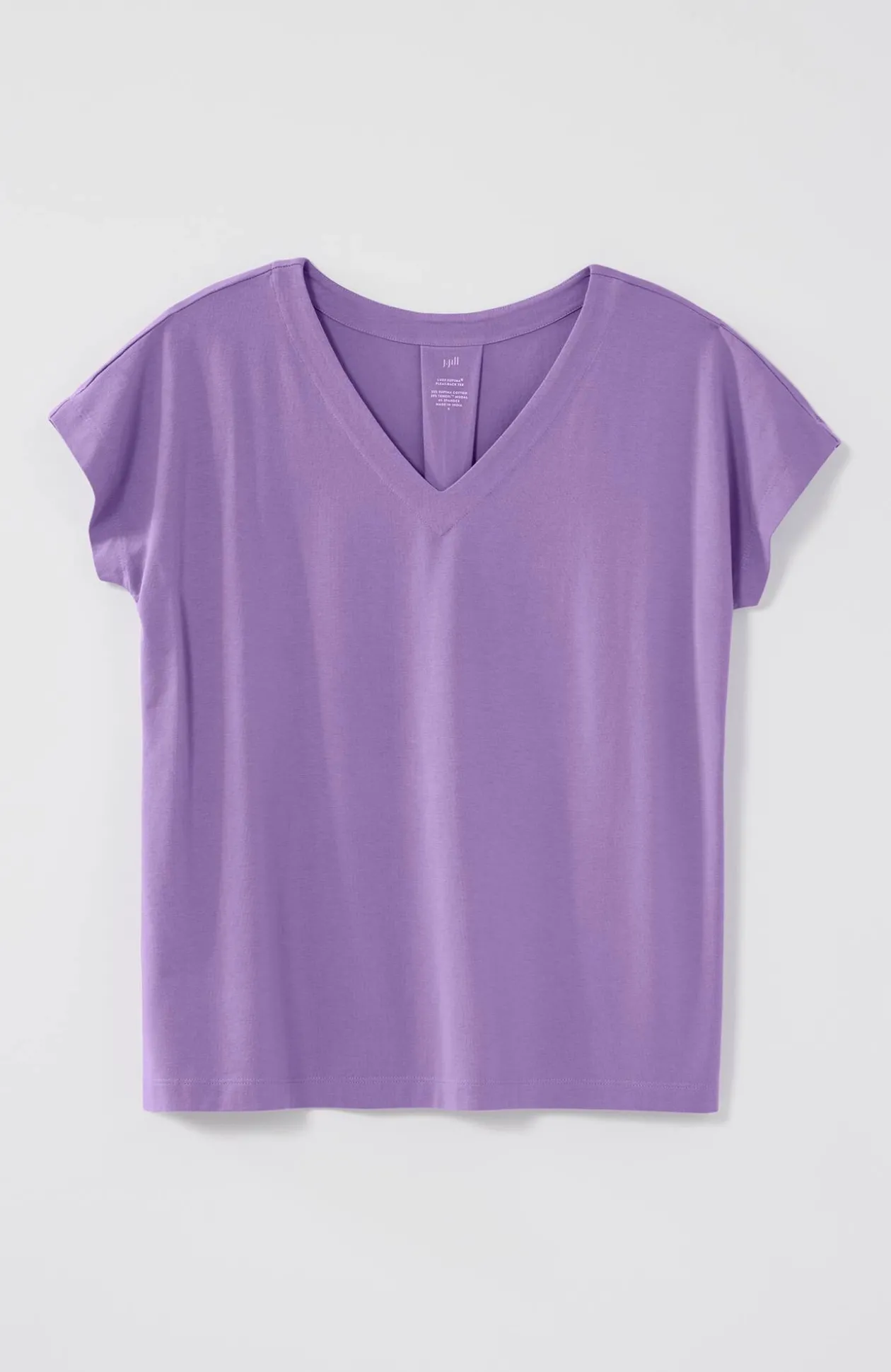 Luxe Supima® Pleat-Back Tee