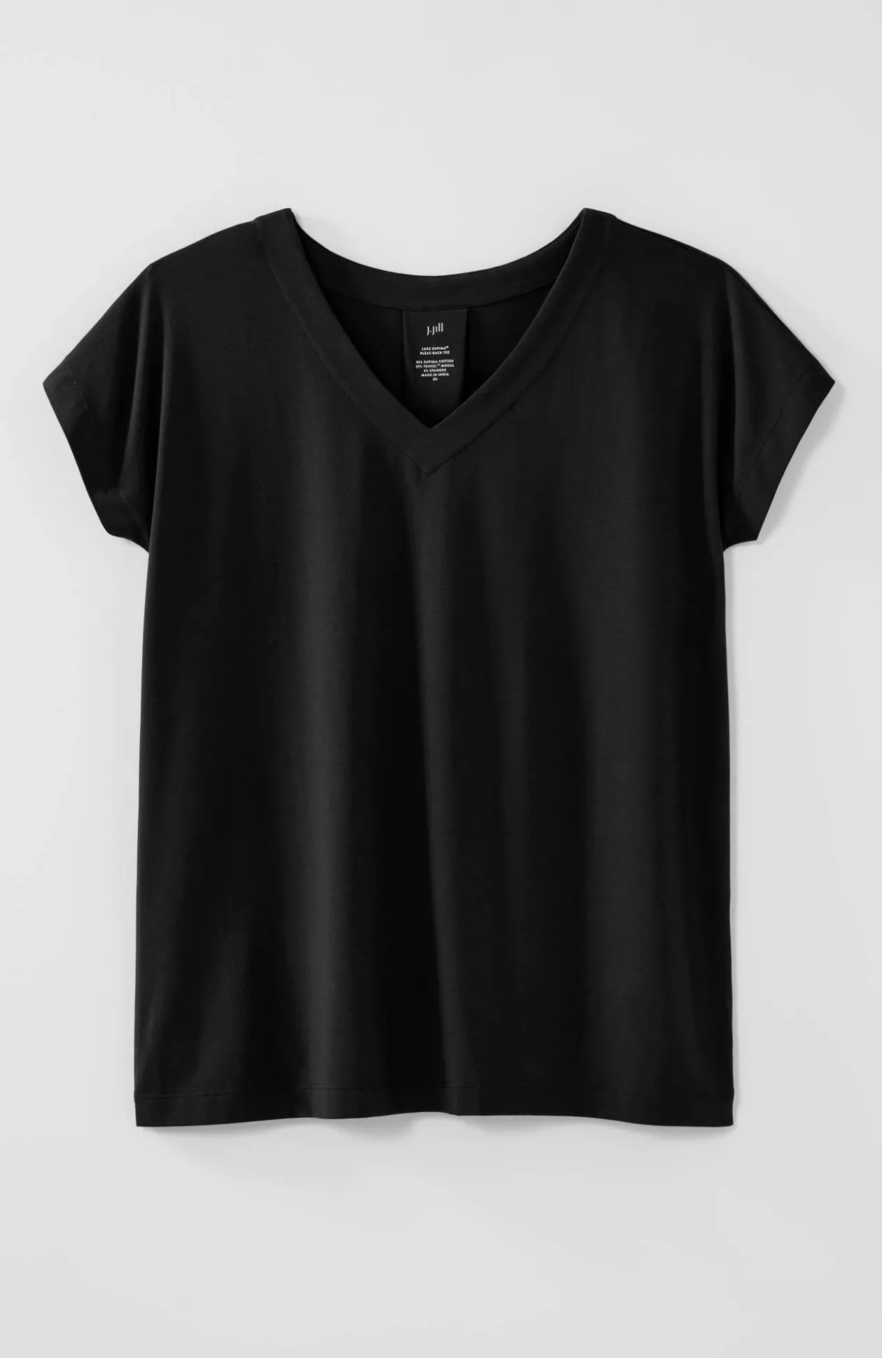 Luxe Supima® Pleat-Back Tee