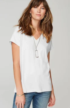 Luxe Supima® Pleat-Back Tee