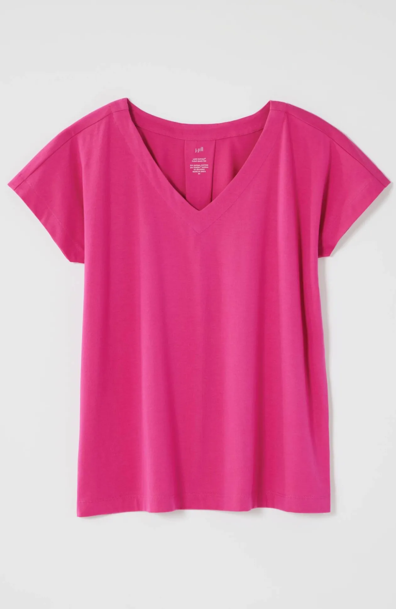 Luxe Supima® Pleat-Back Tee