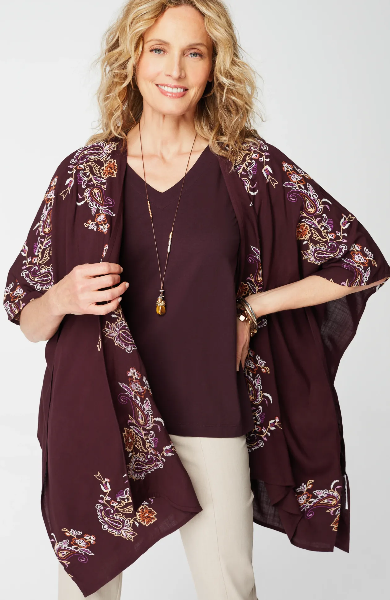 Luxe Supima® Pleat-Back Tee