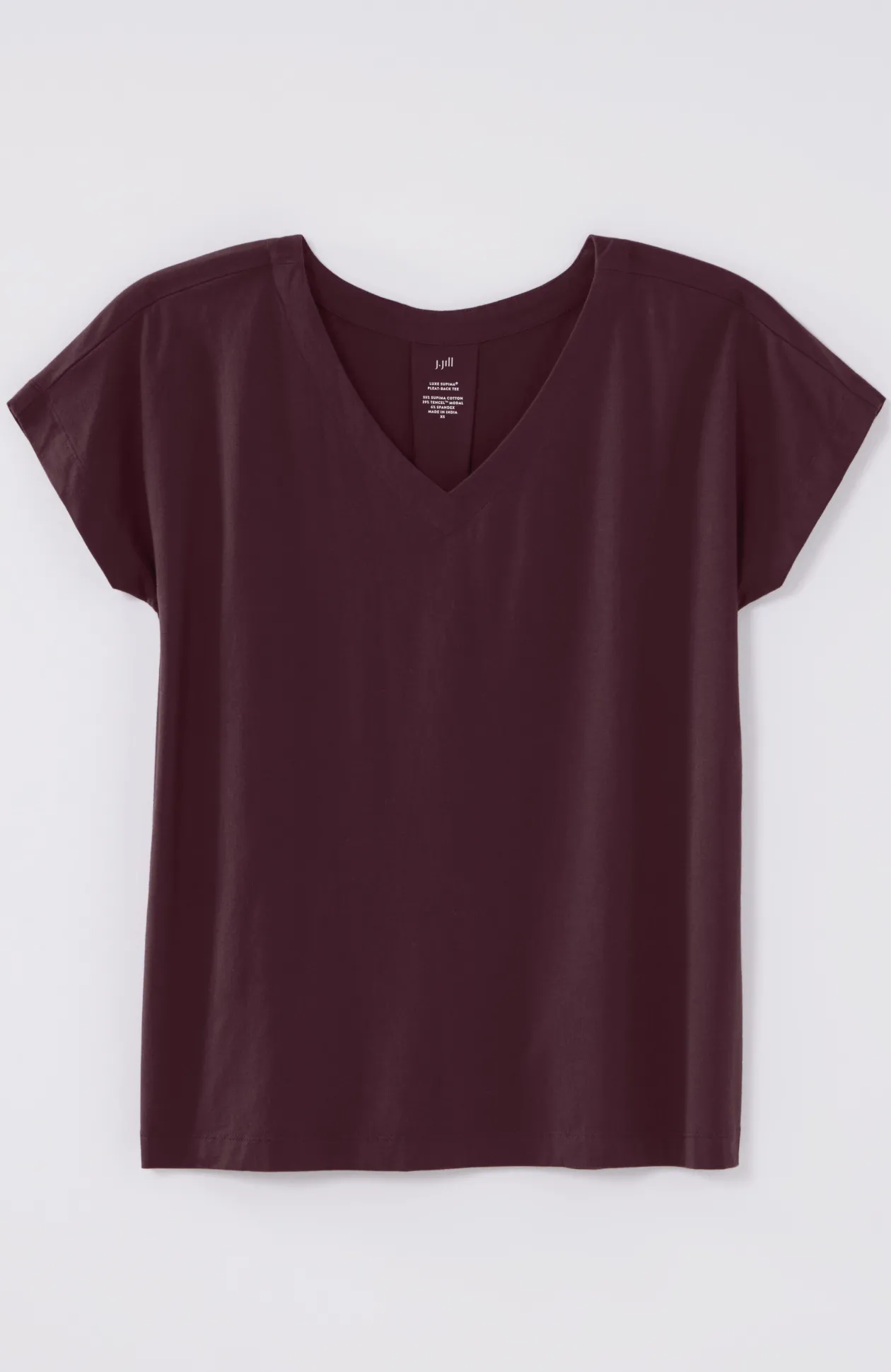 Luxe Supima® Pleat-Back Tee
